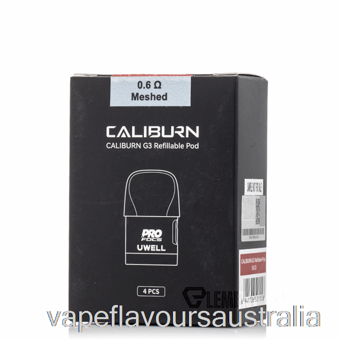 Vape Flavours Australia Uwell Caliburn G3 Replacement Pods 0.6ohm Caliburn G3 Pods